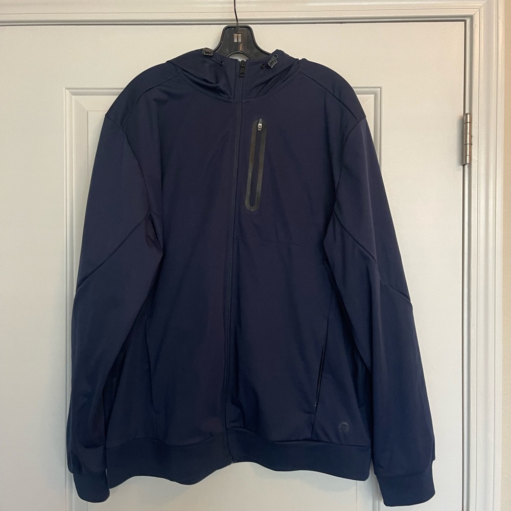 Mondetta Outdoor Project Full Zip Hoodie Jacket Men's Size Extra Large - Navy